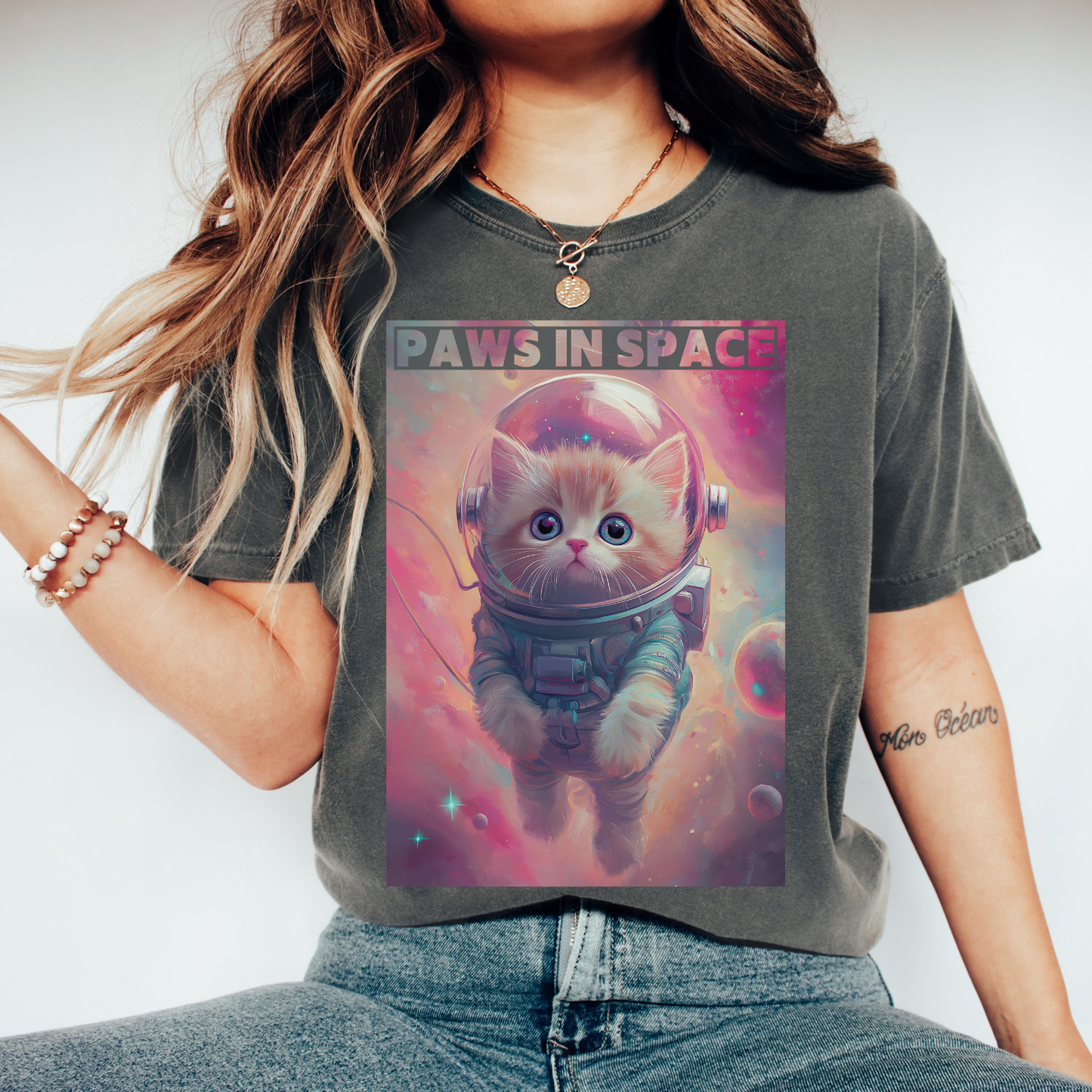 Paws in Space T-shirt
